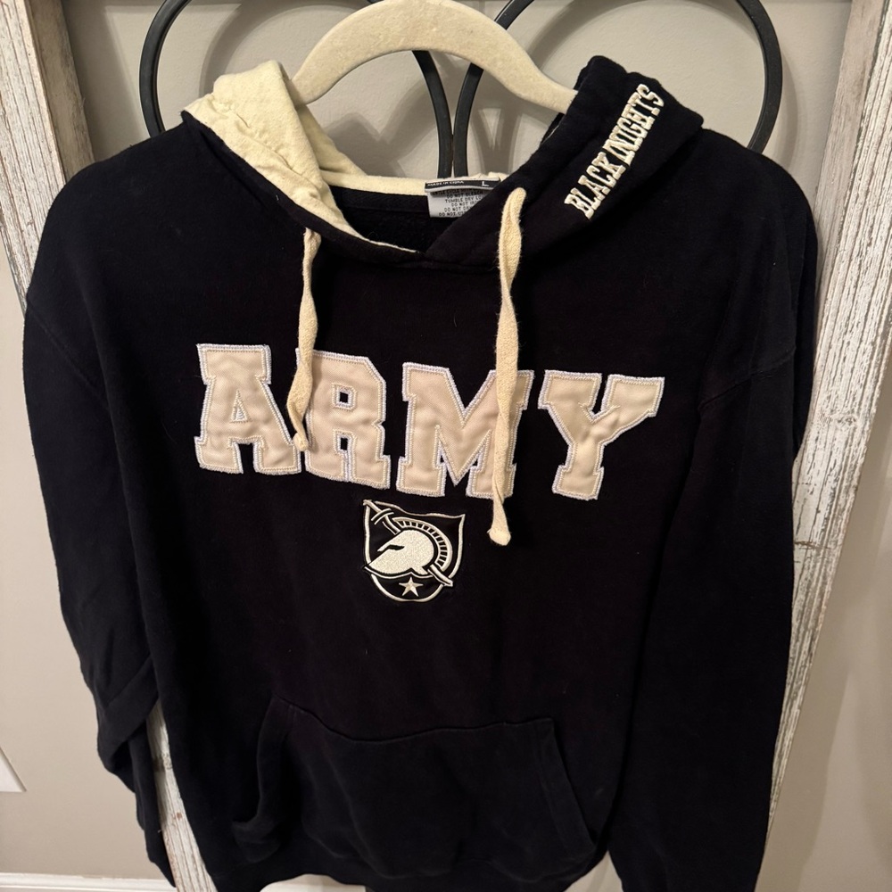 Stadium Athletics Army Black Knights Hoodie Sweatshirt Men’s Large Black Gold‎